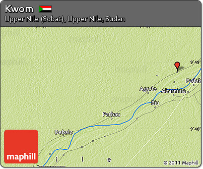 Physical Map of Kwom
