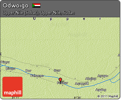 Physical Map of Odwoigo