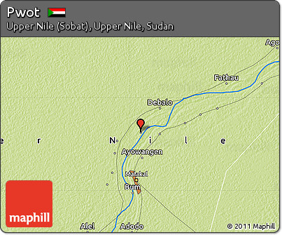 Physical Map of Pwot
