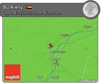Political Map of Bu Kieny