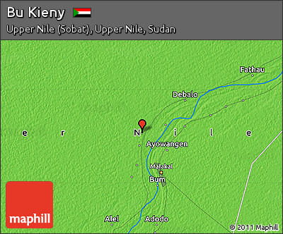 Political Map of Bu Kieny