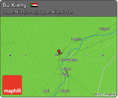 Political Map of Bu Kieny