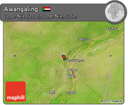Satellite Map of Awangaling