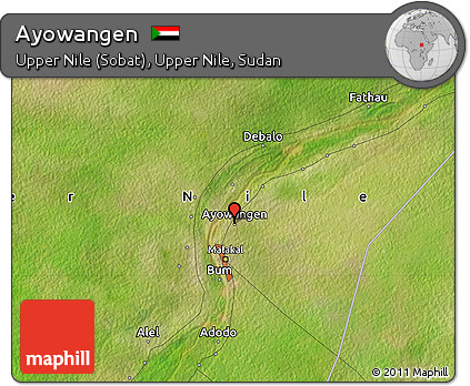 Satellite Map of Ayowangen