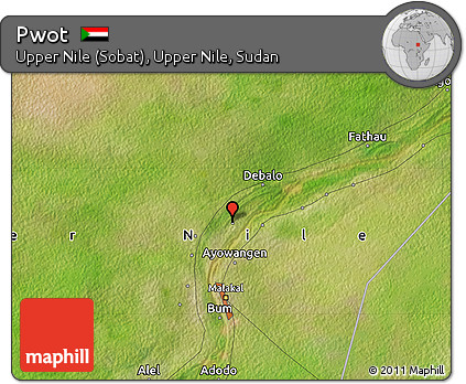 Satellite Map of Pwot
