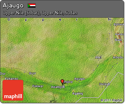 Satellite Map of Ajaugo