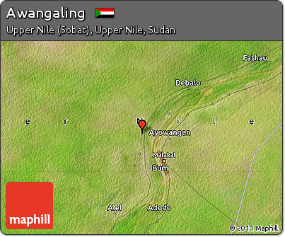Satellite Map of Awangaling