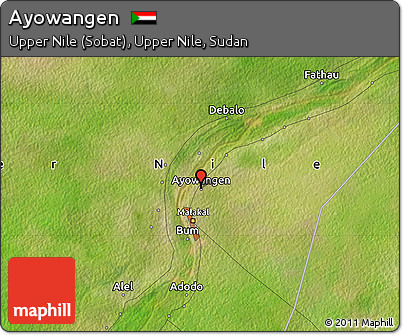 Satellite Map of Ayowangen