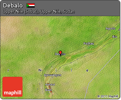 Satellite Map of Debalo
