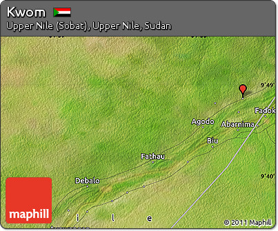 Satellite Map of Kwom
