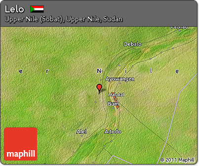 Satellite Map of Lelo