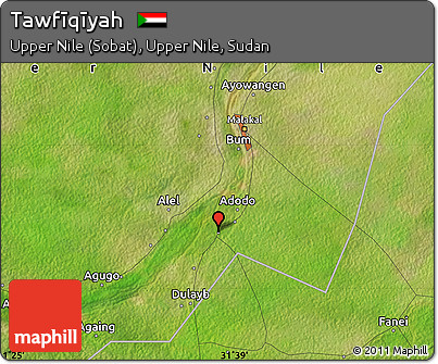 Satellite Map of Tawfīqīyah