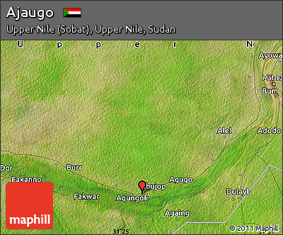 Satellite Map of Ajaugo