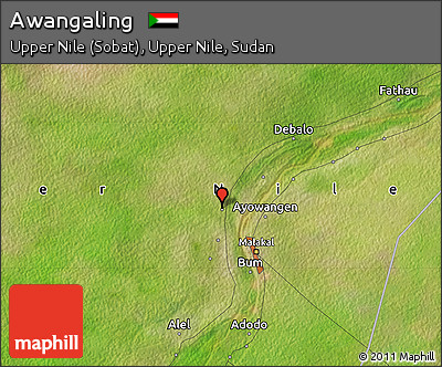Satellite Map of Awangaling