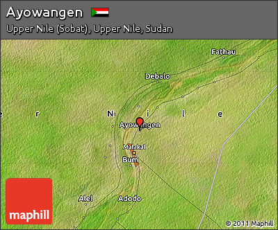 Satellite Map of Ayowangen