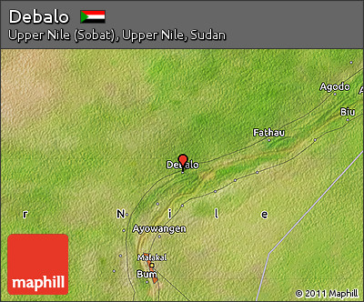 Satellite Map of Debalo