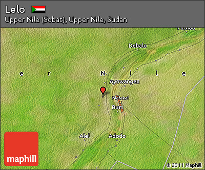 Satellite Map of Lelo