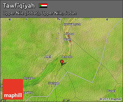 Satellite Map of Tawfīqīyah