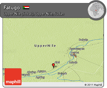 Physical Panoramic Map of Fatugo