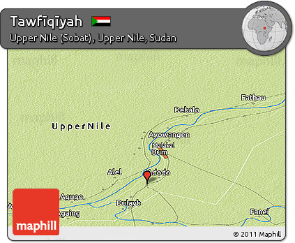 Physical Panoramic Map of Tawfīqīyah