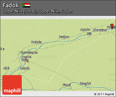 Physical Panoramic Map of Fadok