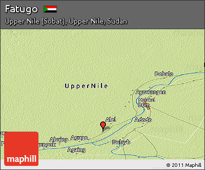 Physical Panoramic Map of Fatugo