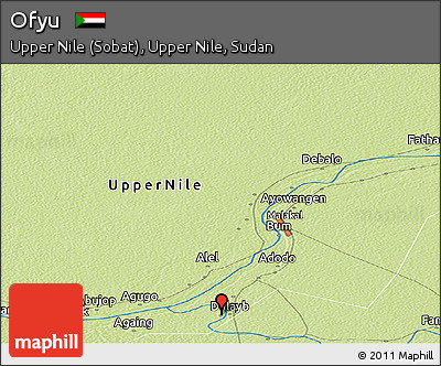 Physical Panoramic Map of Ofyu