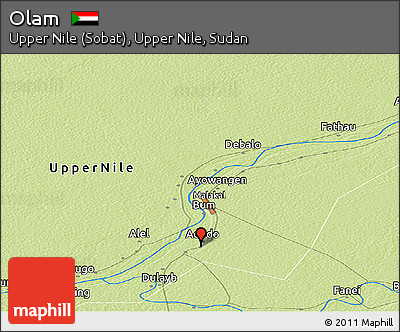 Physical Panoramic Map of Olam
