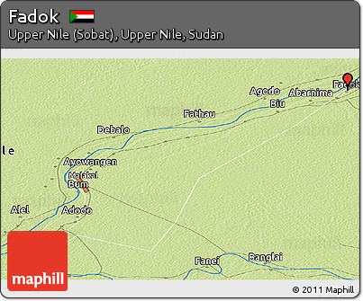 Physical Panoramic Map of Fadok