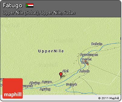 Physical Panoramic Map of Fatugo