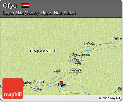 Physical Panoramic Map of Ofyu