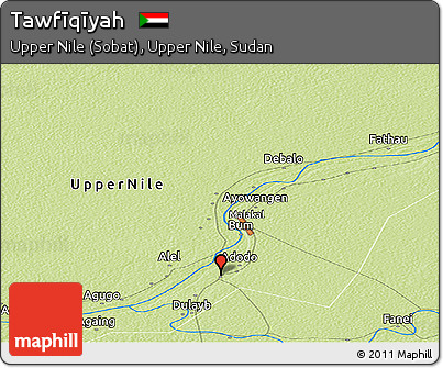 Physical Panoramic Map of Tawfīqīyah