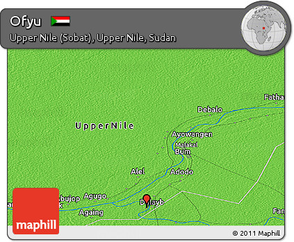 Political Panoramic Map of Ofyu