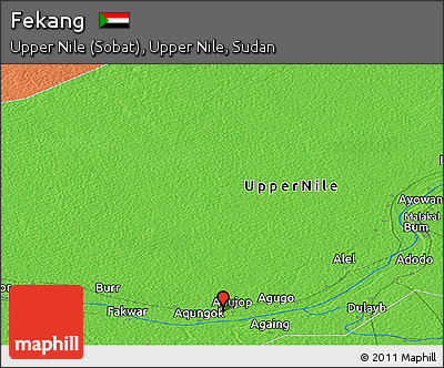 Political Panoramic Map of Fekang