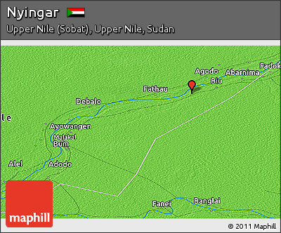 Political Panoramic Map of Nyingar