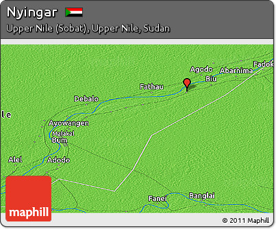 Political Panoramic Map of Nyingar