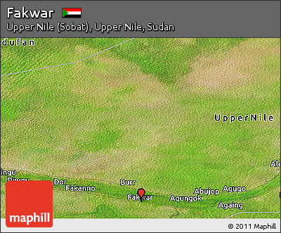 Satellite Panoramic Map of Fakwar