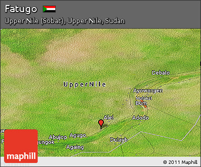 Satellite Panoramic Map of Fatugo