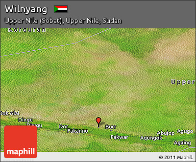 Satellite Panoramic Map of Wilnyang