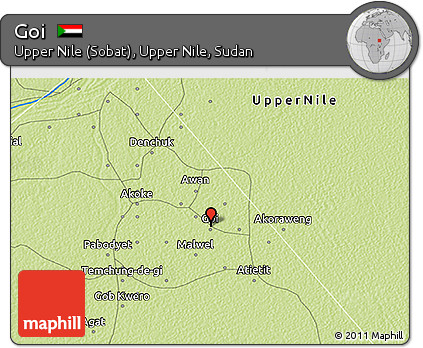Physical 3D Map of Goi