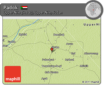 Physical 3D Map of Padok