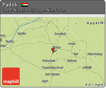 Physical 3D Map of Padok