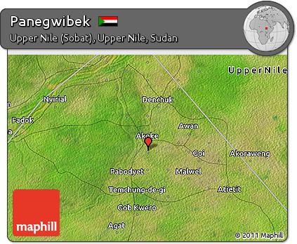 Satellite 3D Map of Panegwibek