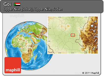Physical Location Map of Goi