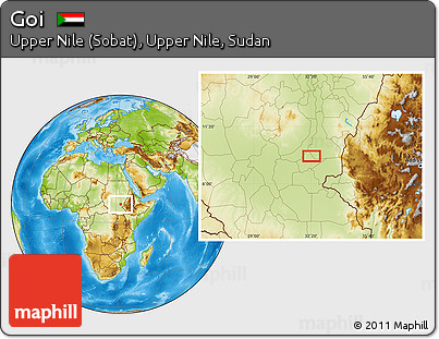 Physical Location Map of Goi