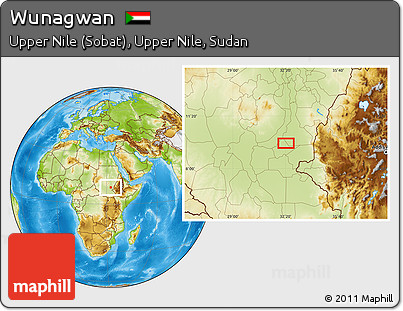 Physical Location Map of Wunagwan
