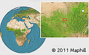 Satellite Location Map of Loye