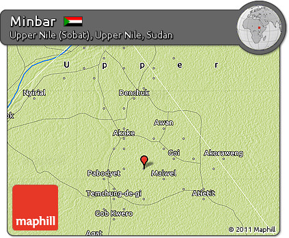 Physical Map of Minbar