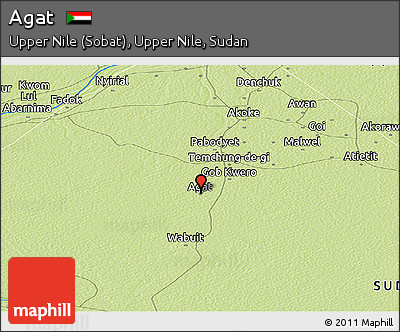 Physical Panoramic Map of Agat