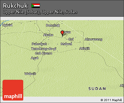 Physical Panoramic Map of Rukchuk